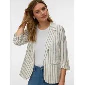 Vero Moda Kavaj 'VMRosie' ecru / mörkbeige