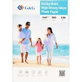G&G 135GSM-4X6-100 Fotopapper (självhäftande) 135 G/m² 100 st