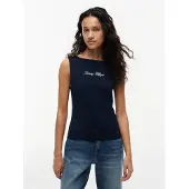 Tommy Hilfiger Slim Boat Neck Tank Top