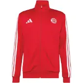 Adidas Sportsweatjacka 'FC Bayern München DNA' röd / vit