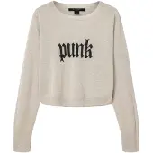AllSaints Tröja 'DEETZ' svart / ullvit