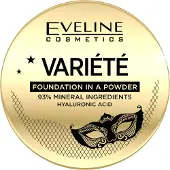 Eveline Cosmetics Variété kompakt mineralpulver med applikatorfärg 01 Ljus 8 G