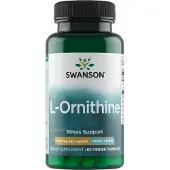 Swanson Health , L-Ornithin, Fritt Form, 500 mg, 60 Veggie Kapslar