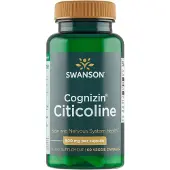 Swanson Health , Cognizin Citicolin, 500 mg, 60 Veggie Capsuler