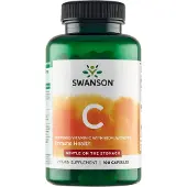 Swanson Health , Buferrat Vitamin C med Bioflavonoider, 100 Kapslar