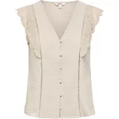 ONLY Blus 'ONLMETTE' ljusbeige