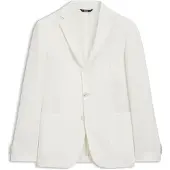 BOSS Slim-fit jacket in micro-pattern cloth