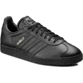 Adidas Originals Skor - Gazelle - Svart/Svart/Guld - - 40 - Skor