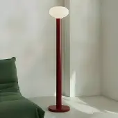 Aldex Golvlampa , Flo, Röd, Vardagsrum, Metall, Design