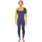 Hurley Advant 4/3 Mm Långärmad Neopren Våtdräkt Med Bröst Blixtlås