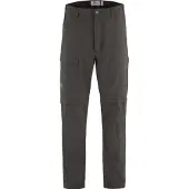 Fjall Raven - Vandringskläder - Travellers MT Zip-off Trs M Dark Grey för Unisex - Storlek S/M - Grå