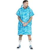 After Essentials Poncho Ocean Blue