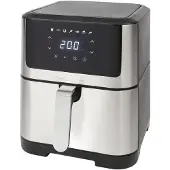 ProfiCook PC-FR 1269 H Varmluftsfritös 8 l 1800 W Rostfritt stål, Svart
