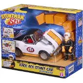 Bandai Race Ace Stuntman-figur Med Stuntbil