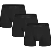 Urberg Men's Isane 3-pack Bamboo Boxers Black Beauty