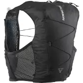 Salomon - Trailryggsäckar - Active Skin 8 Set Black/Metal för Unisex - Storlek L - Svart