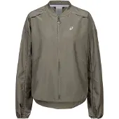 Asics Women's Nagino Run Adjustable Jacket Dark Olive