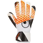 Uhlsport Målvaktshandske Fangmaschine Soft Competition - Vit/Svart/Orange, storlek 8