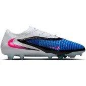 Nike Phantom 6 Elite Low Cut FG Attack - Blå/Pink Blast/Vit - Gräs (FG), storlek 43