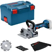 Bosch Sladdlös plattfräs GFF 18V-22 Professional Solo, 18 volt (blå/svart, utan batteri och laddare, i L-BOXX) - SOLO