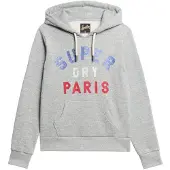 Superdry Glitter Graphic Logo Huvtröja