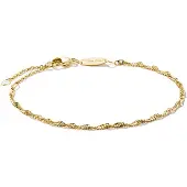 Thomas Sabo Charm guldpläterad armband silver A2208-413-39-L19v