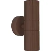 Eglo Vägglampa utomhus Tomelloso, Brun / rost, Aluminium / grå / zink, Modern, Utomhusvägglampa