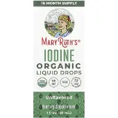 MaryRuth's , Organiska Jodvätskedroppar, Smaklös, 1 fl oz (30 ml)