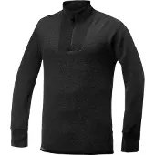 Woolpower Zip Turtleneck 400 Black