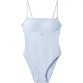 Calvin Klein Scoop Neck Swimsuit CK Monogram