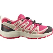 Salomon Kids' XA Pro V8 Waterproof Rouge Red/vanilla Ice/flamingo Pink