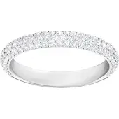 Swarovski Dextera Exquisite Fashion Versably Rodium Plated Ring Damringar Silver 5402438 58 white