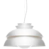 Fritz Hansen Taklampa , Concert P3, dimbara, Vit, Vardagsrum, Metall, Design