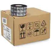 Zebra 2300 Färgband vax | 02300BK04045 | 40mm x 450m (original) 12 band