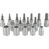 VAR Verktyg Socket And Bit Set 3/8
