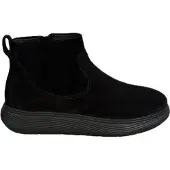FitFlop för kvinnor. E35-090 iQ-COMFF SUEDE ZIP ANKLE BOOTS (40), Svart, Karta, Före, Casual