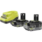 Ryobi One+ 2,0Ah + 4,0Ah + kofot RC18120A-242X