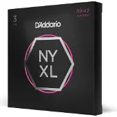 D'Addario NYXL0942-3P NYXL Electric Guitar Strings 9-42 3 Pack