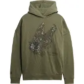 Superdry för kvinnor. W2012463A Sweatshirt Tatto grön (L), Casual, Bomull