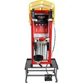 Ks Tools Trycklufts-Stand-fjäderspännare med dubbelcylinder och underställ 500.8845