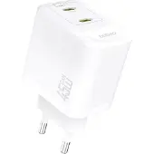 Dudao A28PEU adapter 45 watt 2x USB-C vit