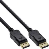 InLine DisplayPort - DisplayPort cable 0.5m black (17155P)