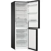 Gorenje NRK6192ABK4 - Kylskåp/frys - bottenfrysskåp - bredd: 60 cm - djup: 59.2 cm - höjd: 185 cm - 300 liter - Klass E - svart
