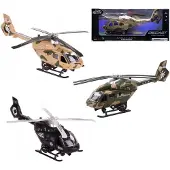 Trifox Helikopter i metall som kan kastas tillbaka med ljus och ljud
