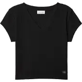 Calvin Klein Ribbed Cotton V Neck T-Shirt