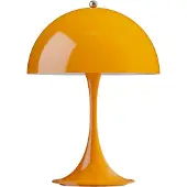Louis Poulsen Bordslampa , Panthella 250, dimbara, Orange, Vardagsrum, Plast, Modern