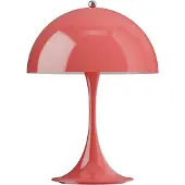 Louis Poulsen LED bordslampa Panthella 250, dimbar, Röd, Vardagsrum / matsal, Syntetmaterial, Modern, LED-bordslampa