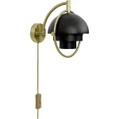 Gubi Design vägglampa Multi-Lite, dimbar, Svart, Vardagsrum / matsal, Mässing, Design, Vägglampa, vägglampa inomhus