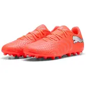 Puma Future 9 Play MG Unleashed - Röd/White/Svart/Silver - Multi Ground (MG), storlek 40