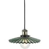 Globen Lighting Taklampa , COBBLER, dimbara, Grön, Matsal, Glas, Vintage / retro